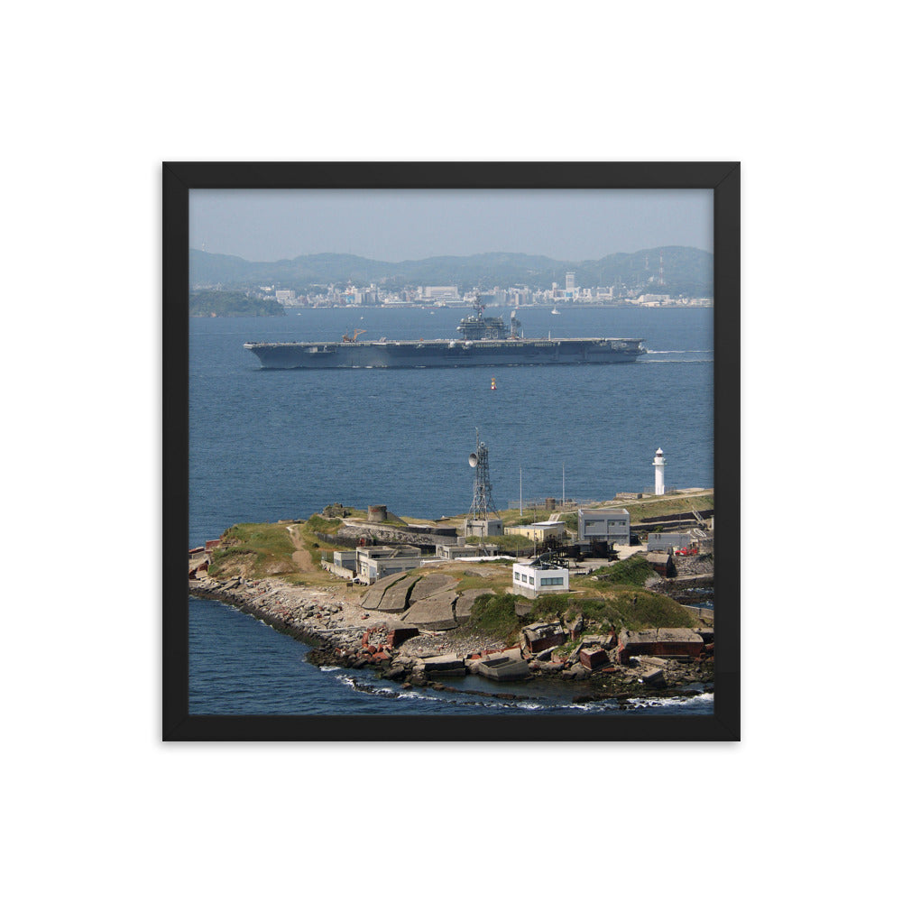 USS Kitty Hawk (CV-63) Framed Ship Photo
