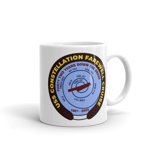 USS Constellation (CV-64) Farewell Cruise Mug