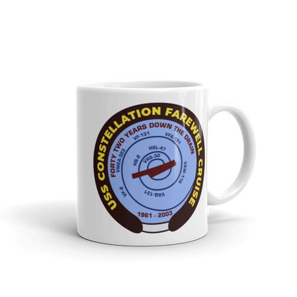 USS Constellation (CV-64) Farewell Cruise Mug