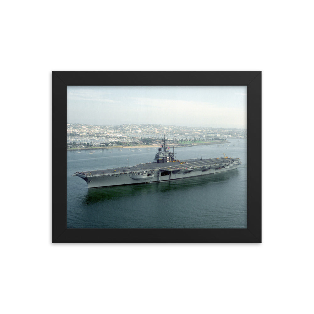 USS Ranger (CV-61) Framed Ship Photo
