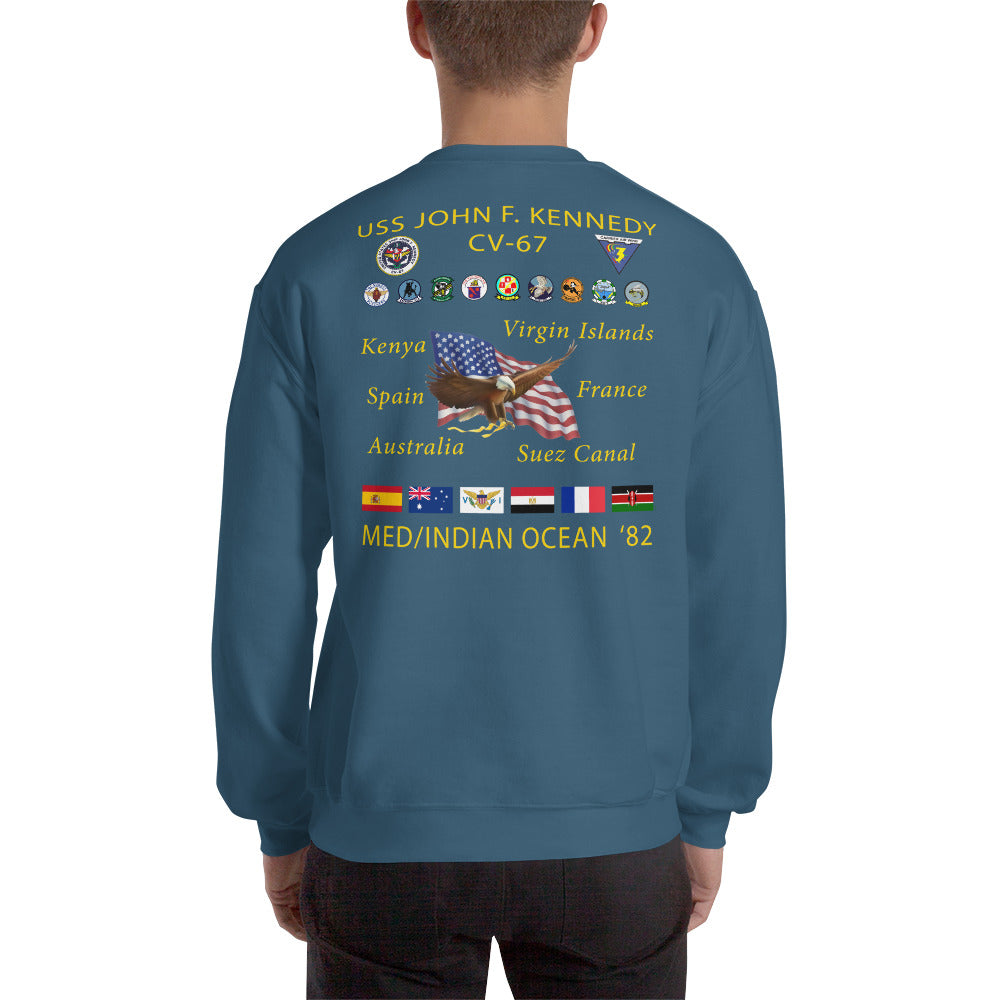 USS John F. Kennedy (CV-67) 1982 Cruise Sweatshirt