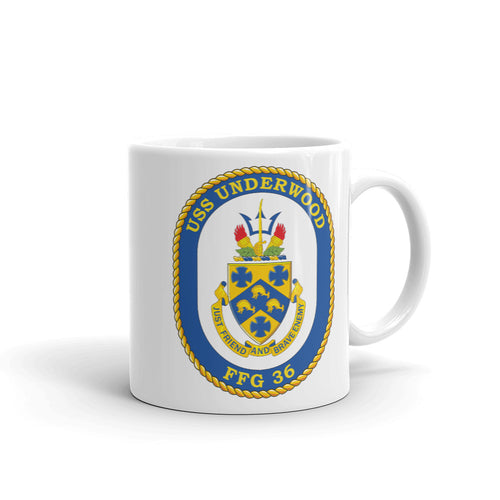 USS Underwood (FFG-36) Ship's Crest Mug