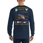 USS Enterprise (CVN-65) 1982-83 Long Sleeve Cruise Shirt