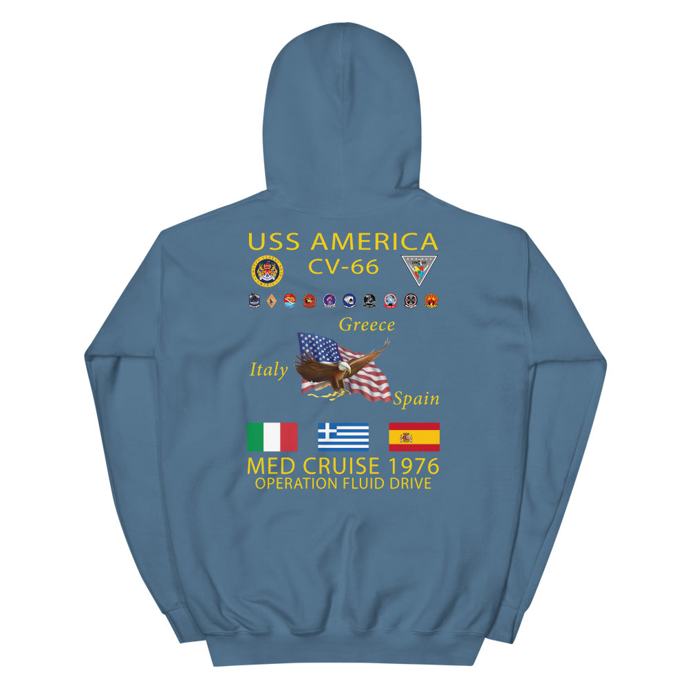 USS America (CV-66) 1976 Cruise Hoodie