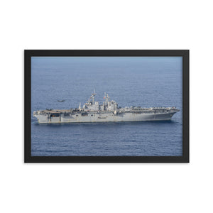 USS Bonhomme Richard (LHD-6) Framed Ship Photo