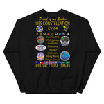 USS Constellation (CV-64) 1988-89 "Patched Out" Cruise Sweatshirt - FAMILY