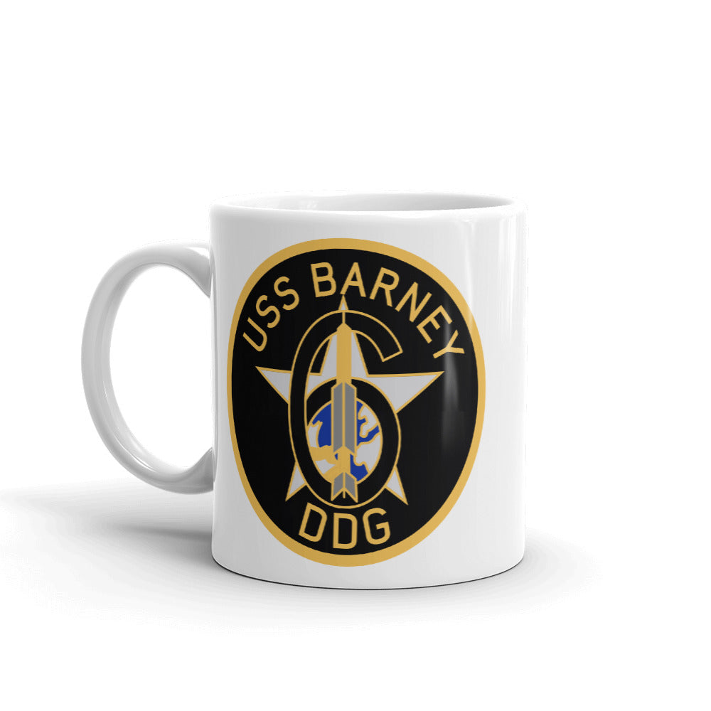 USS Barney (DDG-6) Ship's Crest Mug