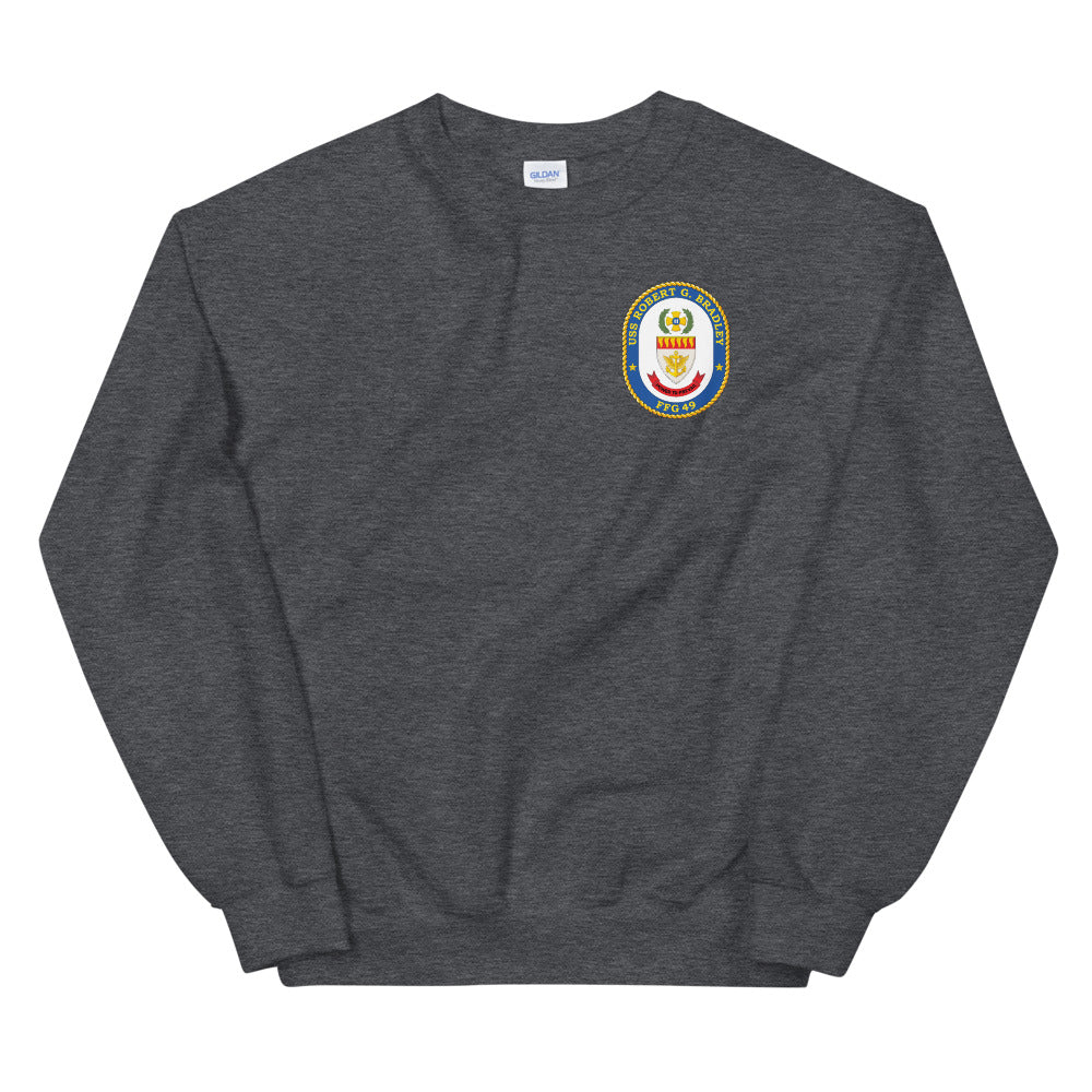 USS Robert G. Bradley (FFG-49) Ship's Crest Sweatshirt