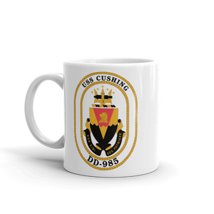 USS Cushing (DD-985) Ship's Crest Mug