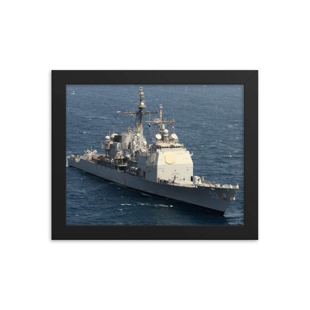 USS Mobile Bay (CG-53) Framed Ship Photo