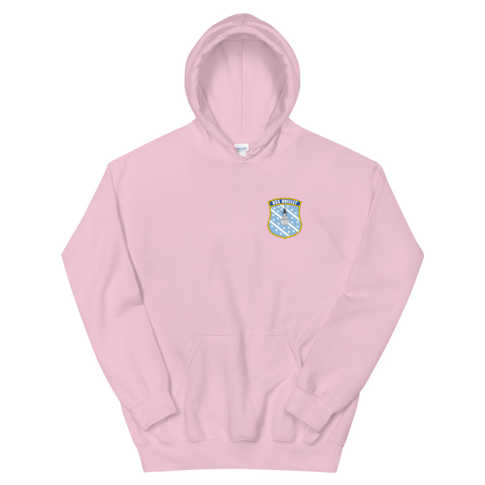 USS Ouellet (FF-1077) Ship's Crest Hoodie