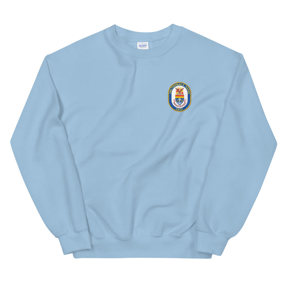 USS Thomas S. Gates (CG-51) Ship's Crest Sweatshirt