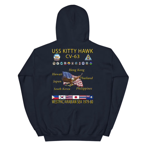 USS Kitty Hawk (CV-63) 1979-80 Cruise Hoodie