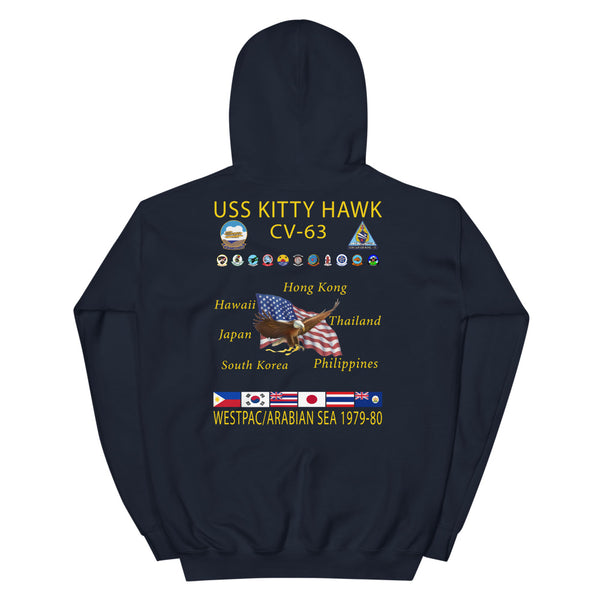 USS Kitty Hawk (CV-63) 1979-80 Cruise Hoodie