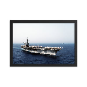 USS John F. Kennedy (CV-67) Framed Ship Photo