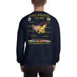USS Anzio (CG-68) 2011 Cruise Sweatshirt