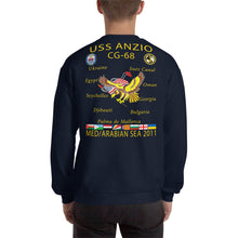 Load image into Gallery viewer, USS Anzio (CG-68) 2011 Cruise Sweatshirt