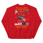 USS Carl Vinson (CVN-70) 2017 Cruise Sweatshirt - FAMILY