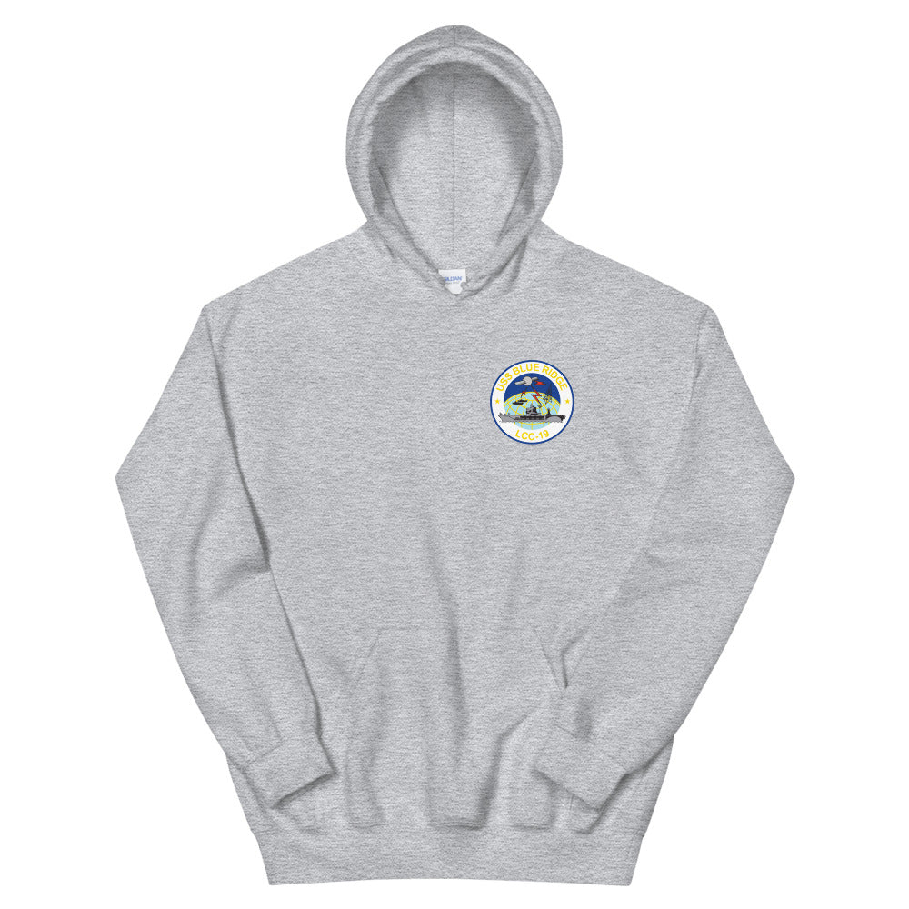 USS Blue Ridge (LCC-19) Ship's Crest Hoodie