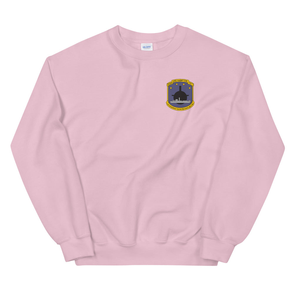 USS Hampton (SSN-767) Ship's Crest Sweatshirt