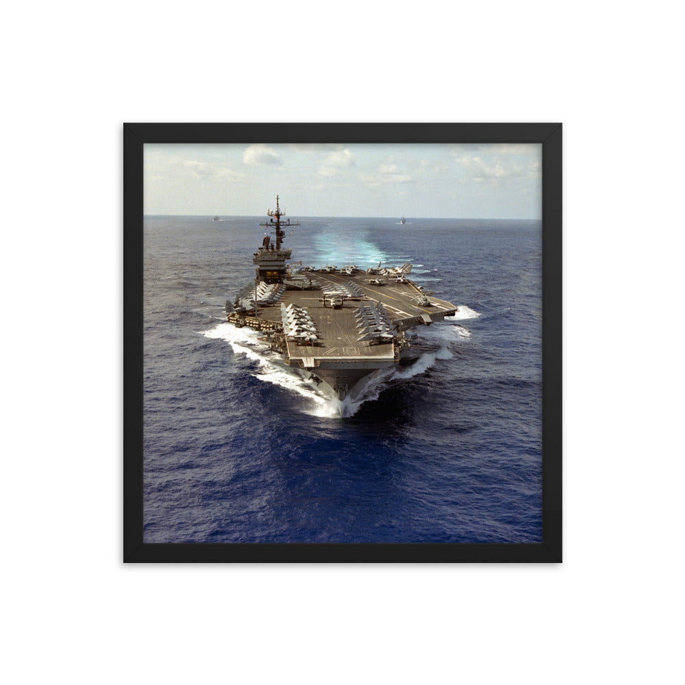 USS John F. Kennedy (CV-67) Framed Ship Photo