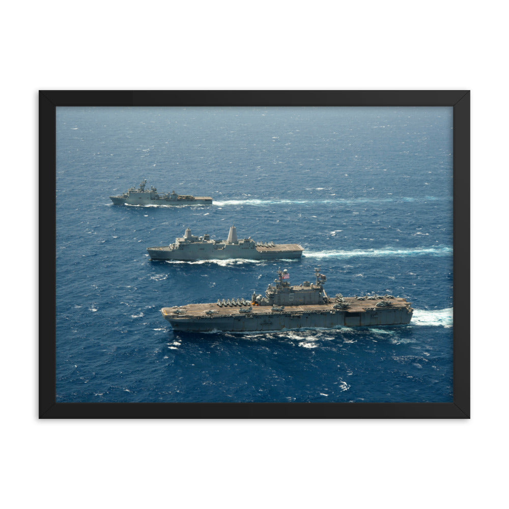 USS Green Bay (LPD-20) Framed Ship Photo