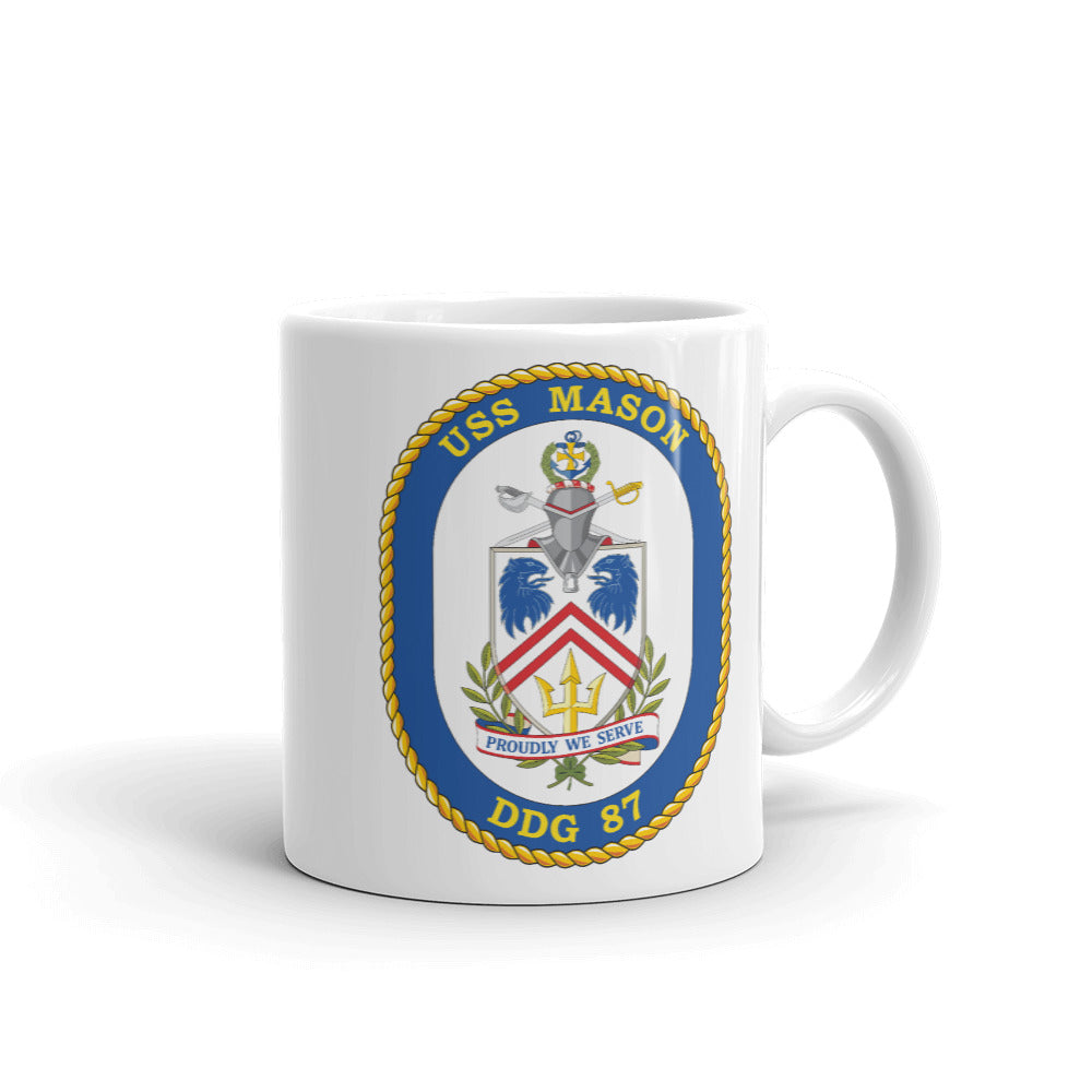 USS Mason (DDG-87) Ship's Crest Mug