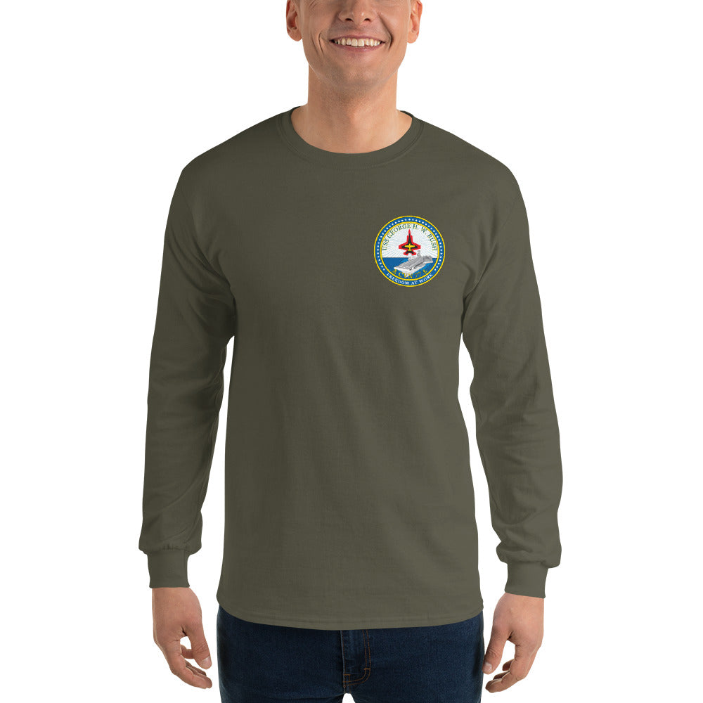 USS George H.W. Bush (CVN-77) 2017 Long Sleeve Cruise Shirt
