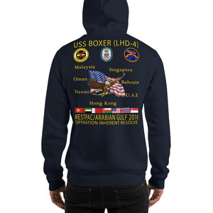 USS Boxer (LHD-4) 2016 Cruise Hoodie