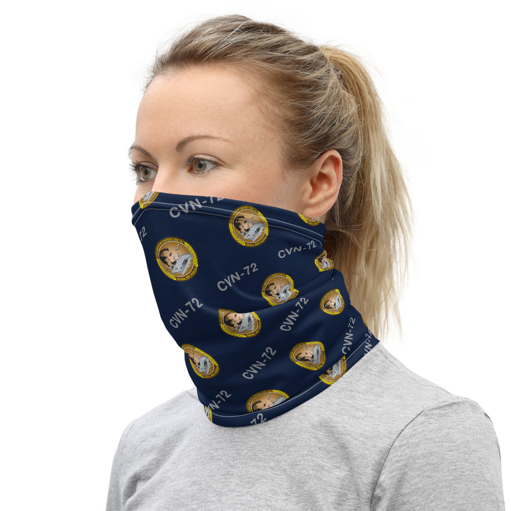 USS Abraham Lincoln (CVN-72) w/ hull number Neck Gaiter