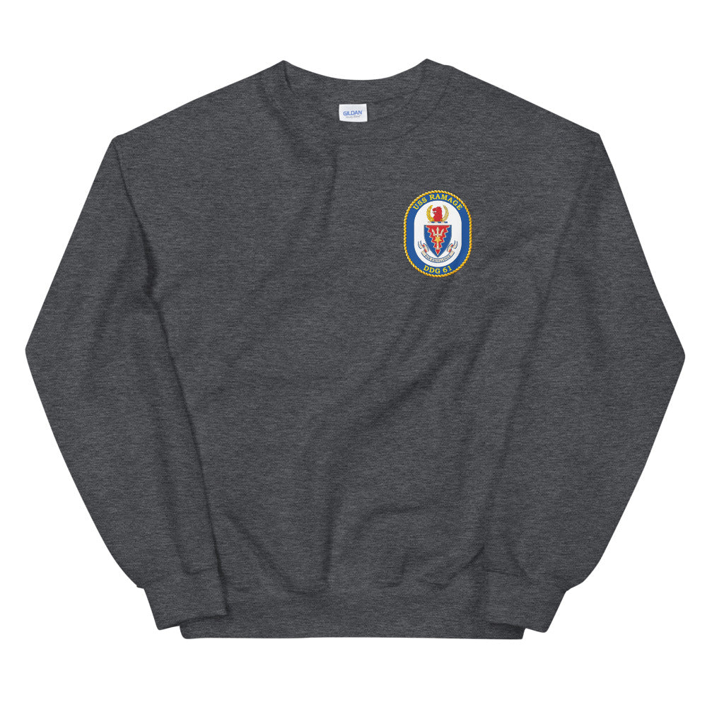 USS Ramage (DDG-61) Ship's Crest Sweatshirt