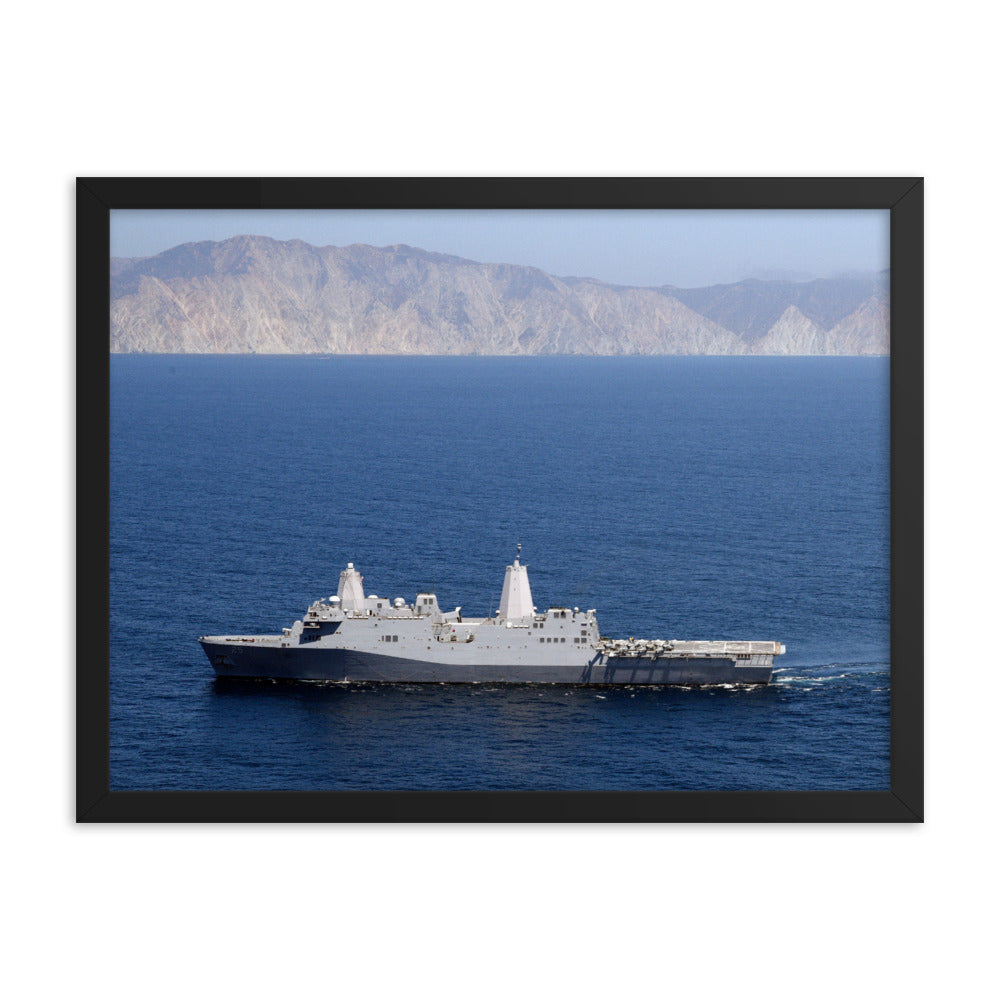 USS Somerset (LPD-17) Framed Ship Photo