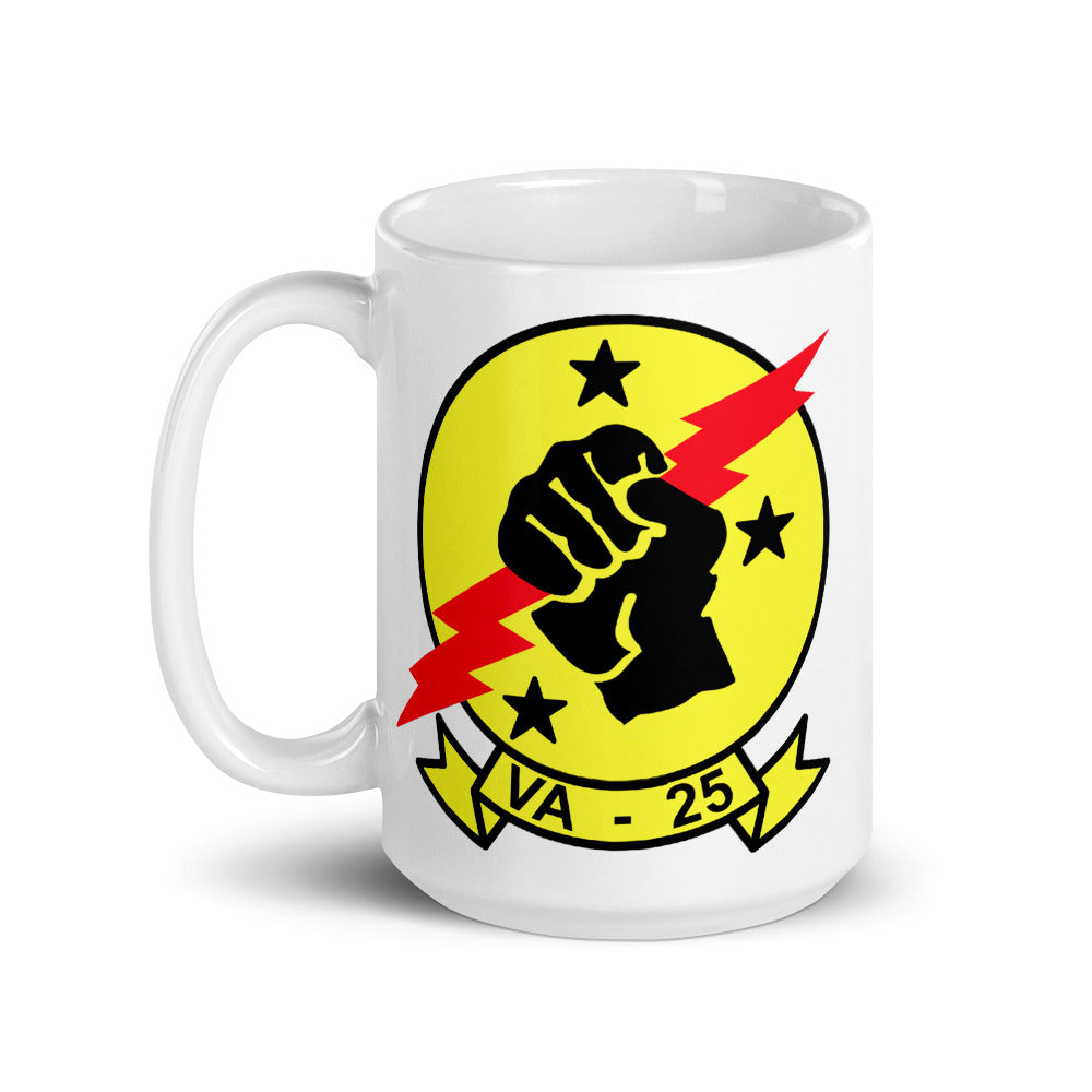 VA-25 Fist of the Fleet Squadron Crest Mug