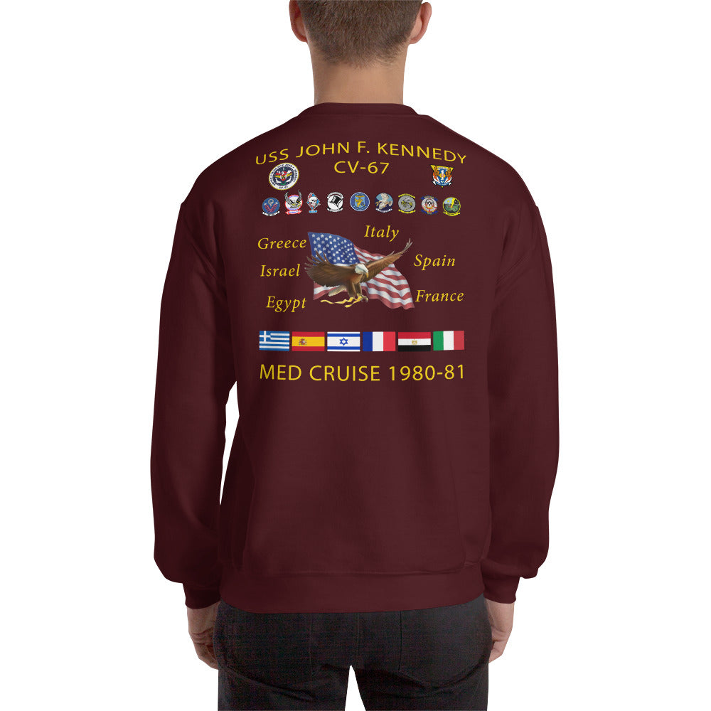 USS John F. Kennedy (CV-67) 1980-81 Cruise Sweatshirt