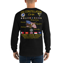 Load image into Gallery viewer, USS Constellation (CV-64) 2002-03 Long Sleeve Cruise Shirt