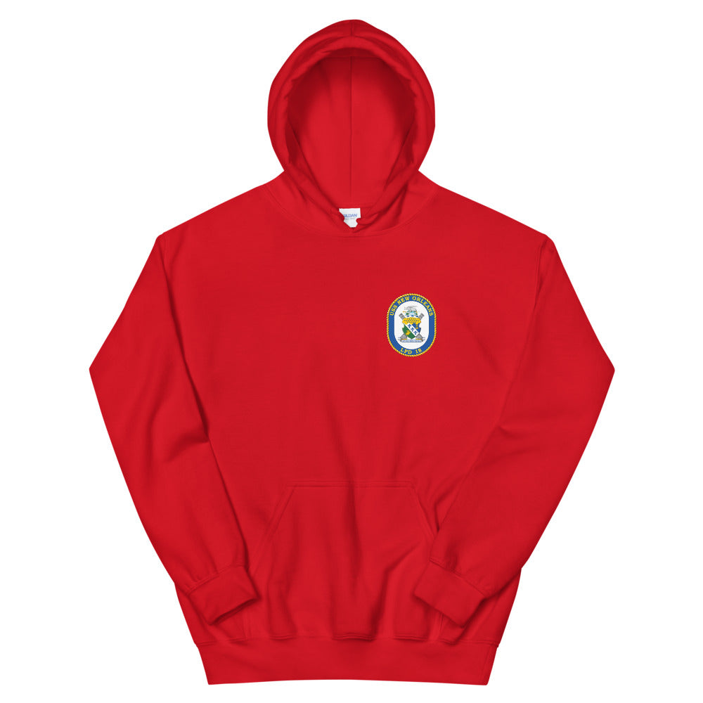 USS New Orleans (LPD-18) Ship's Crest Hoodie