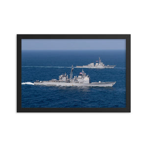 USS Mobile Bay (CG-53) Framed Ship Photo