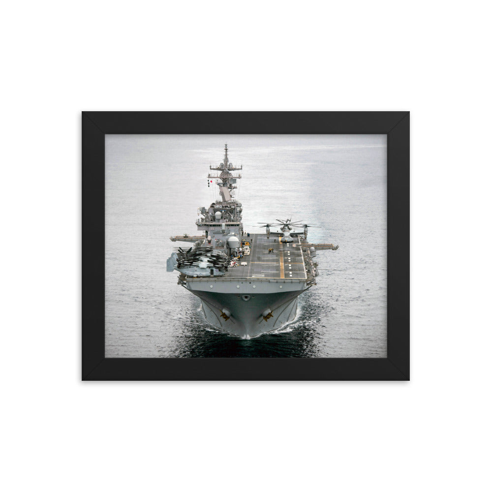 USS Essex (LHD-2) Framed Ship Photo