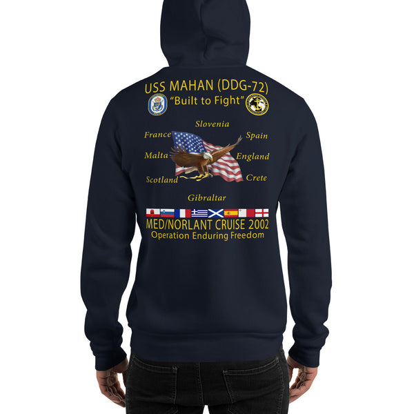 USS Mahan (DDG-72) 2002 Cruise Hoodie
