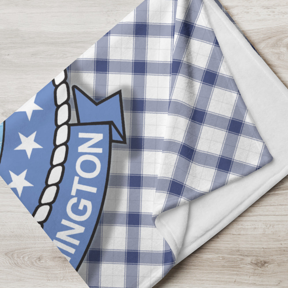 USS George Washington (CVN-73) Ship's Crest Throw Blanket