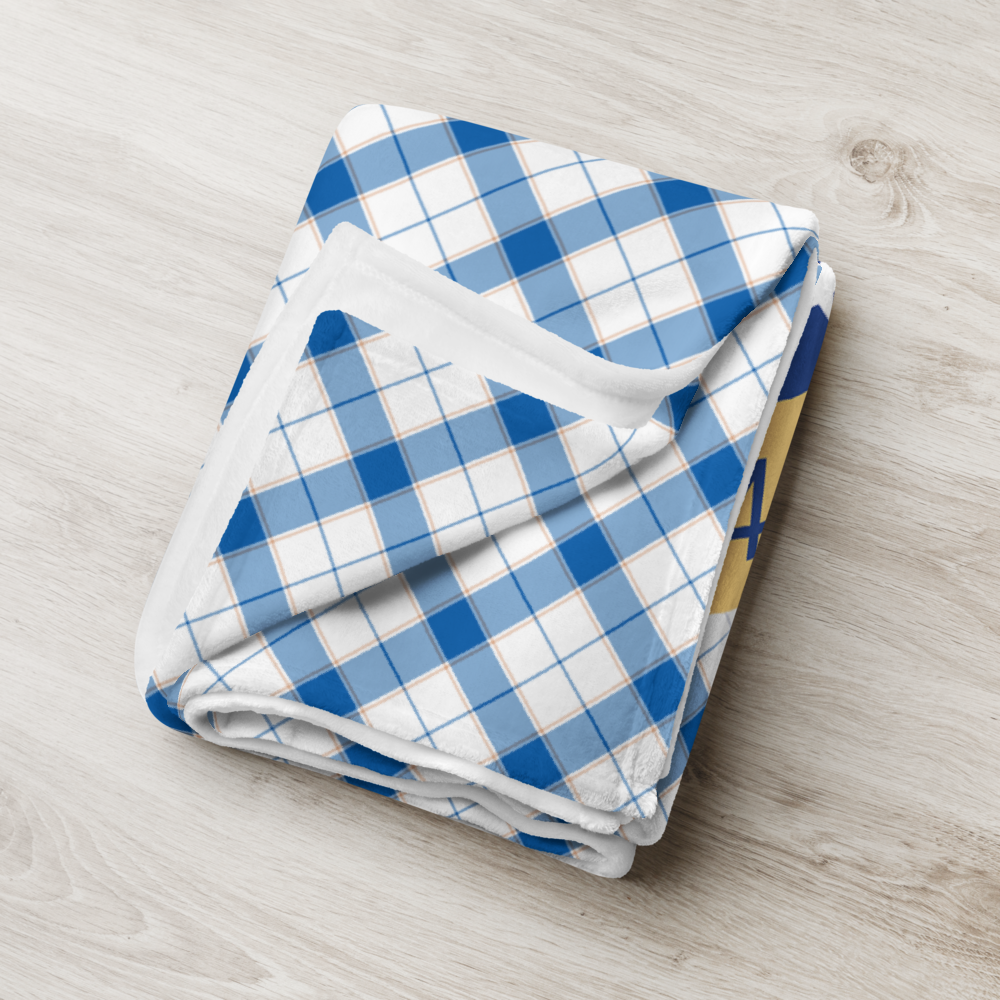 USS Constellation (CV-64) Ship's Crest Throw Blanket – 50x60