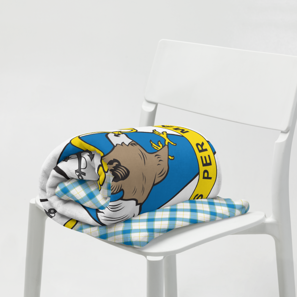 USS Carl Vinson (CVN-70) Ship's Crest Throw Blanket – 50x60
