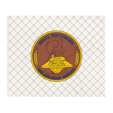 Load image into Gallery viewer, USS Abraham Lincoln (CVN-72) Ship&#39;s Crest Throw Blanket