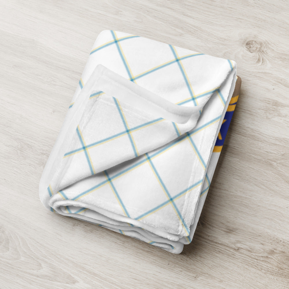 USS Kitty Hawk (CV-63) Ship's Crest Throw Blanket