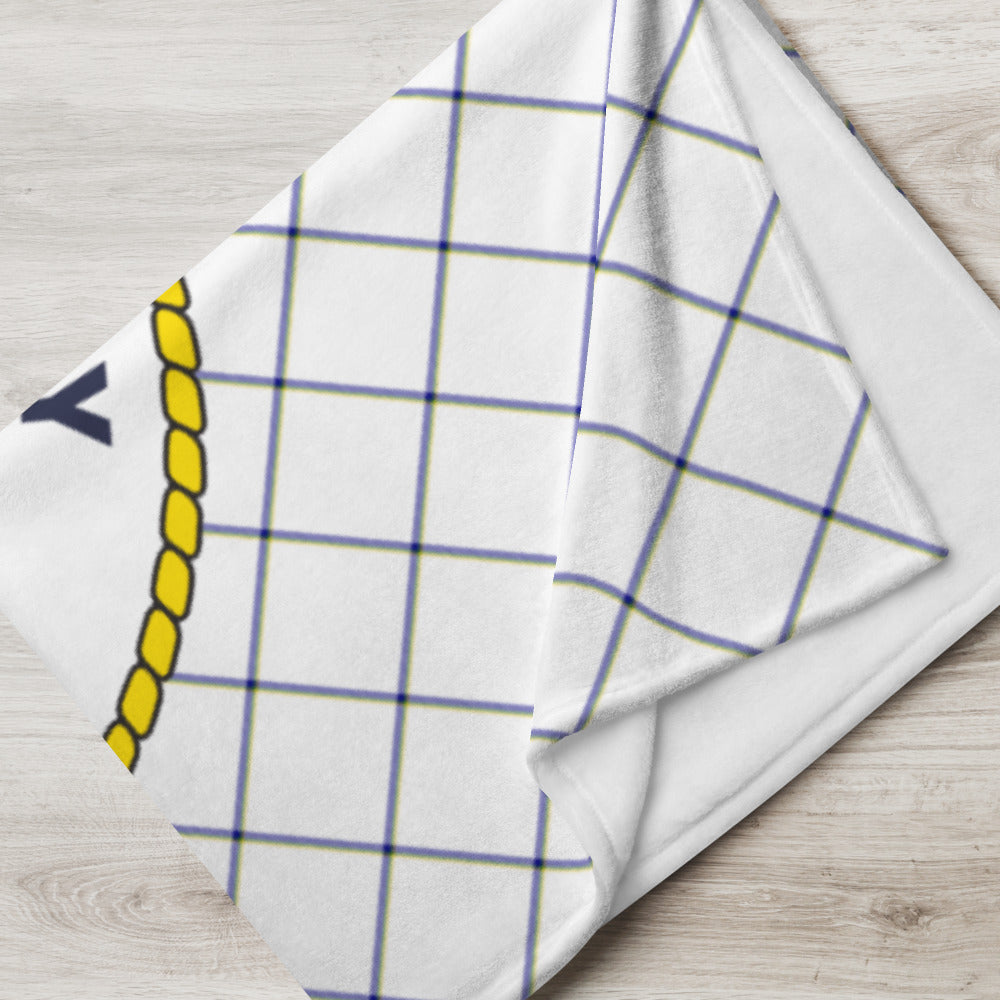 USS John F. Kennedy (CVA-67) Ship's Crest Throw Blanket