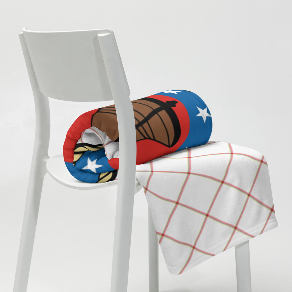 USS Independence (CVA/CV-62) Ship's Crest Throw Blanket