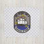 USS Detroit (AOE-4) Ship's Crest Throw Blanket – 50x60