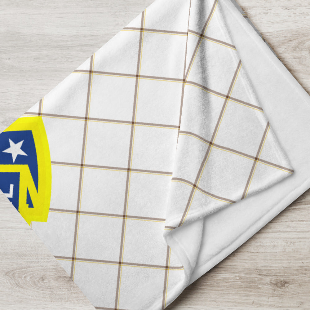 USS Forrestal (CVA/CV-59) Ship's Crest Throw Blanket