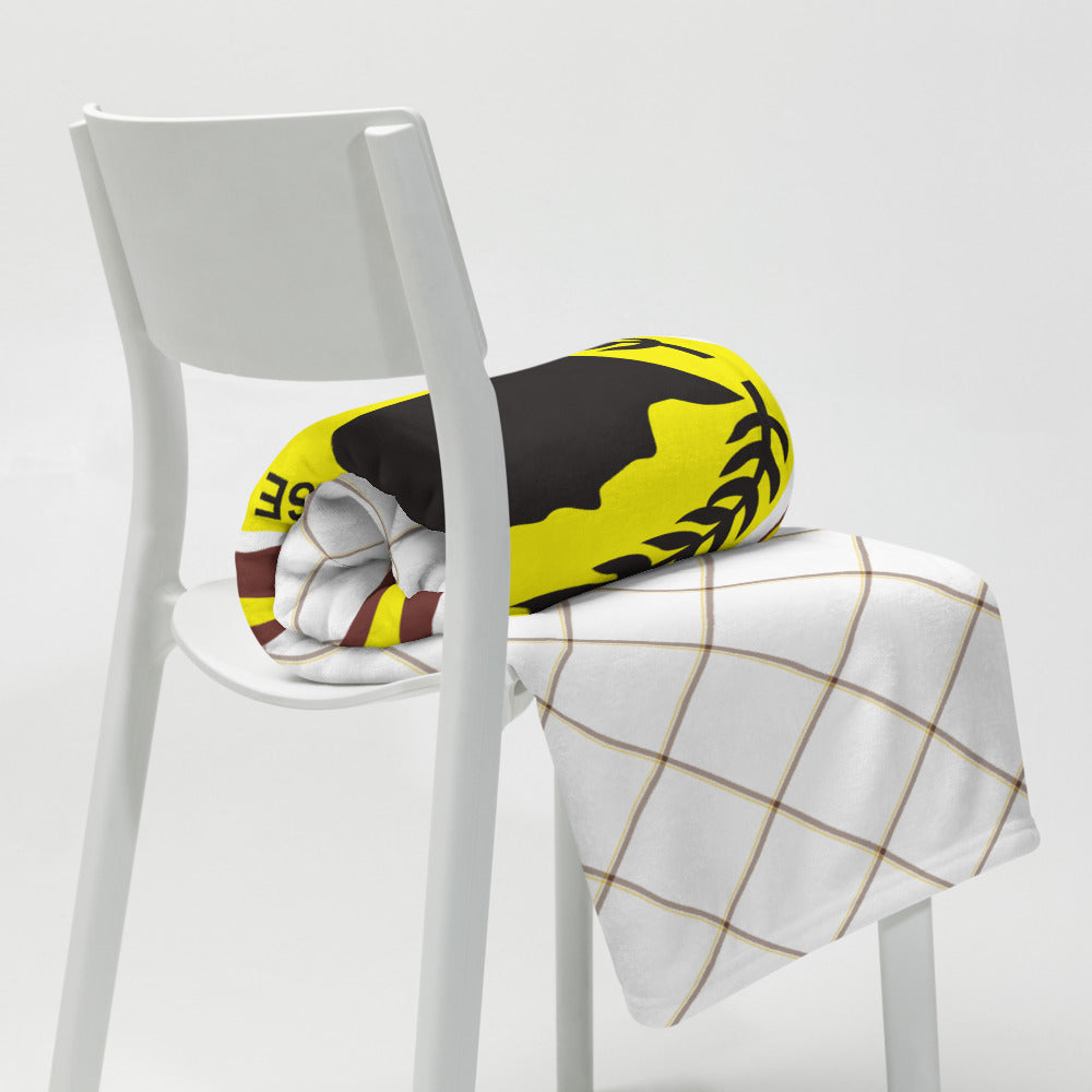 USS Forrestal (CVA/CV-59) Ship's Crest Throw Blanket