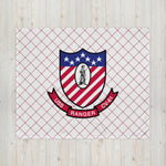 USS Ranger (CV-61) Ship's Crest Throw Blanket – 50x60